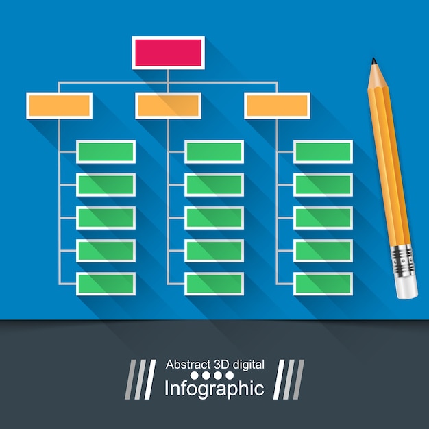 Vecteur infographie d'affaires