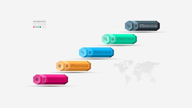 Infographie Avec Carte Du Monde