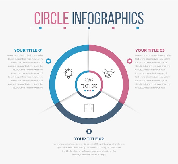 Infographie De Cercle D'affaires