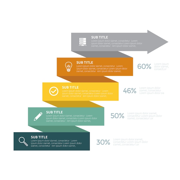 Infographie En Cinq étapes