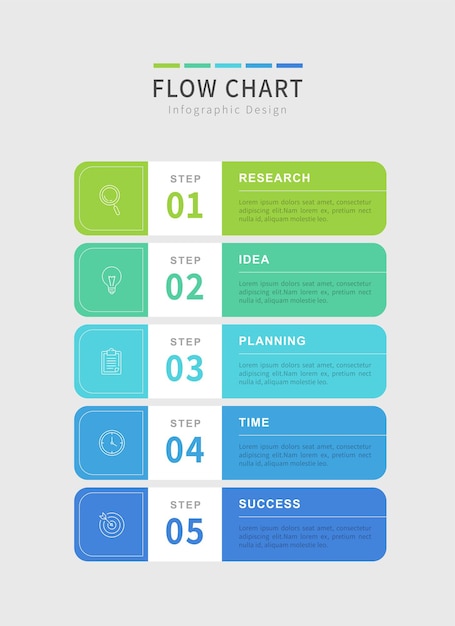 Infographie De Conception D'organigramme