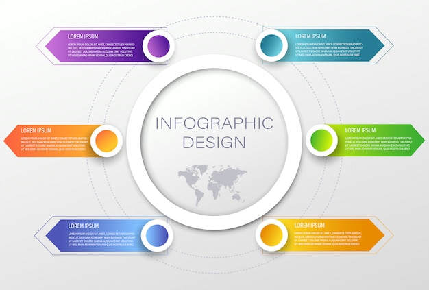 Infographie En Dégradé