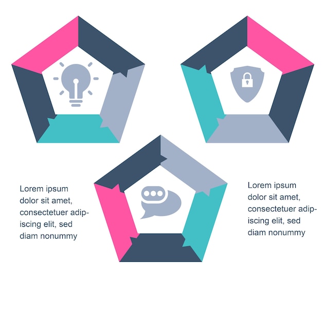 Vecteur infographie de diagramme