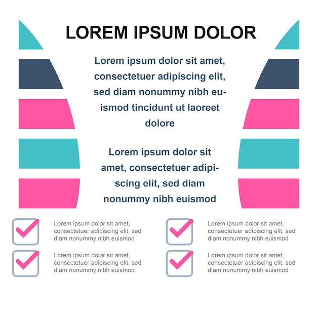 Vecteur infographie de diagramme