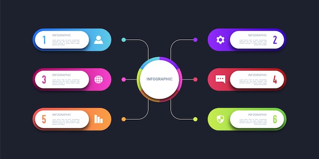 Infographie D'entreprise Colorée Moderne