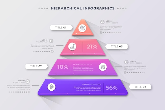 Infographie D'entreprise Hiérarchique