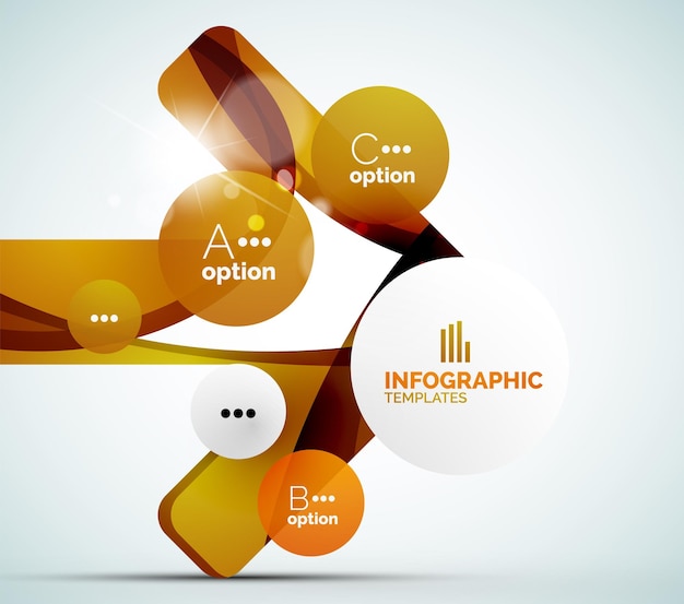 Vecteur infographie de l'entreprise moderne