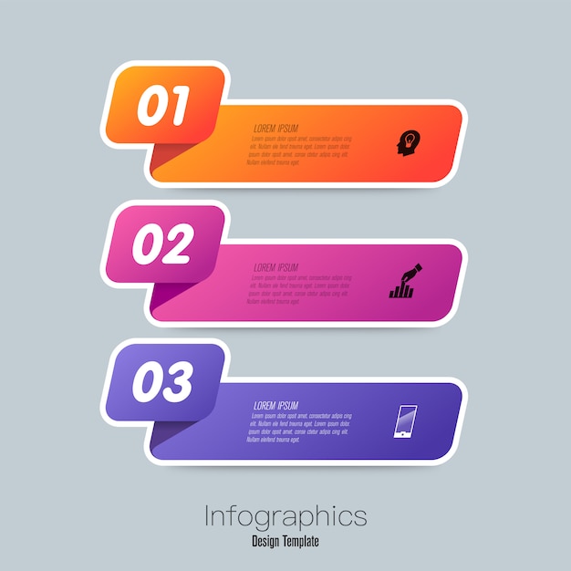 Infographie Avec étapes Et Options