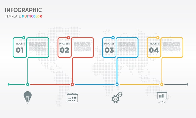 Infographie De Fine Ligne Abstraite