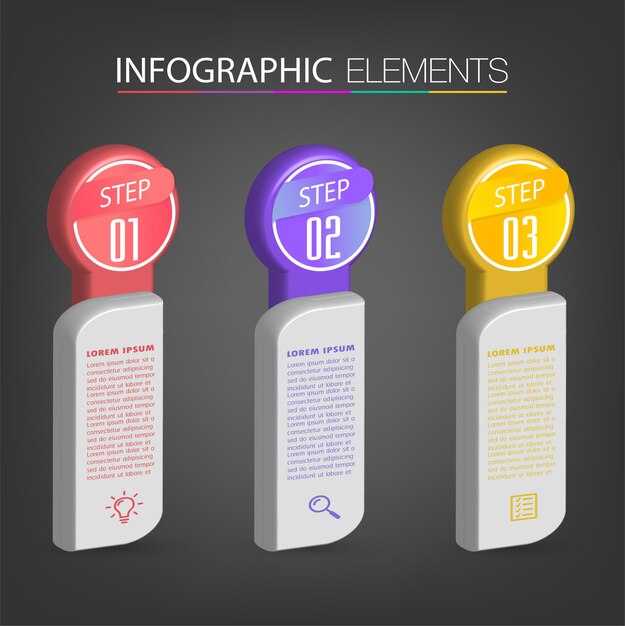 Vecteur infographie de modèle de zone de texte de chronologie moderne