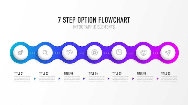 Infographie Des Options De Chronologie Pour Les Présentations Diagramme De Processus De Flux De Travail Rapport D'organigramme