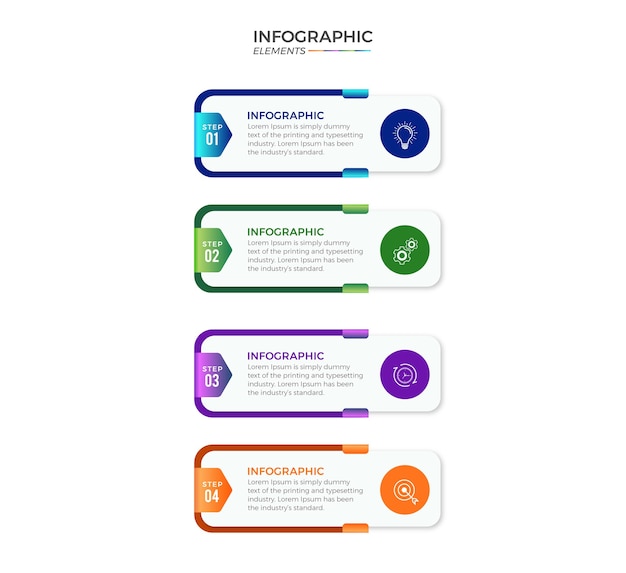 Infographie Avec Options Ou étapes