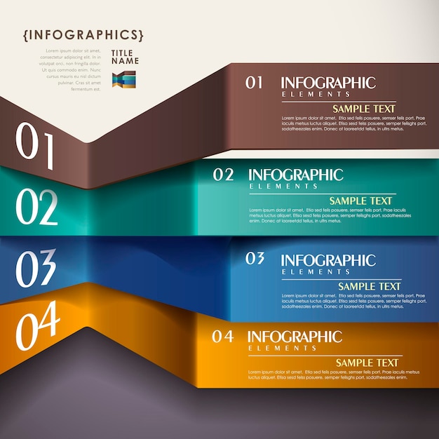 Infographie Papier Abstrait