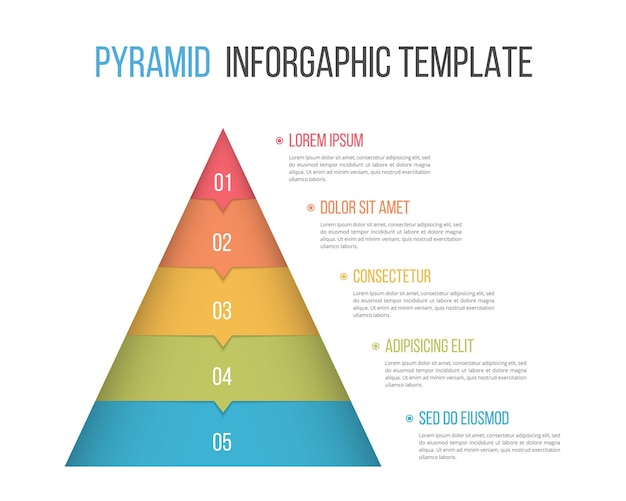 Infographie de la pyramide