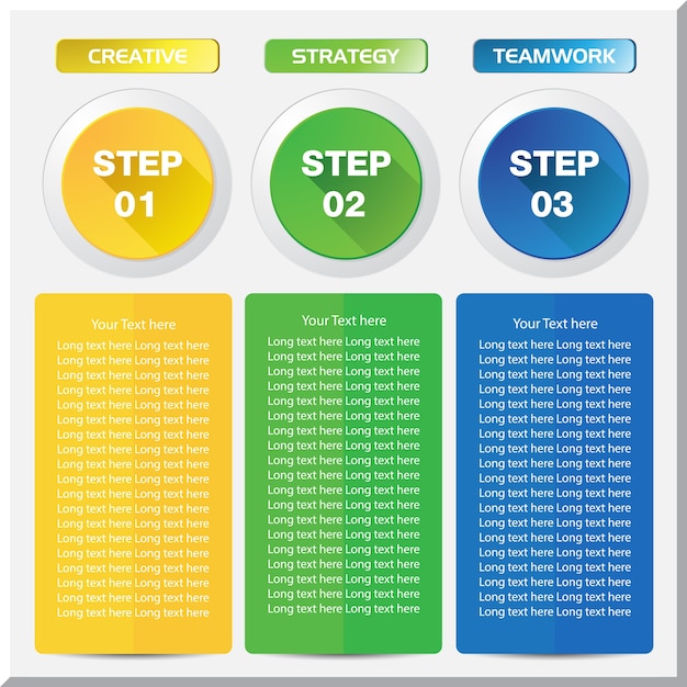 Vecteur infographie simple