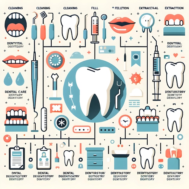 Infographie sur les soins dentaires pour la Journée nationale du dentiste