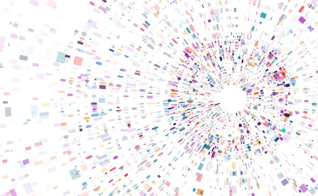 Infographie de test d'ADN Carte de séquence du génome