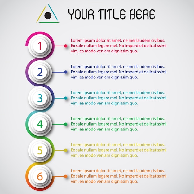 Infographie Vectorielle élégante