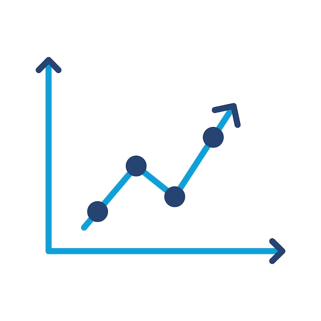 infographique flèche de profit vecteur de conception élément d'icône dans le style à la mode