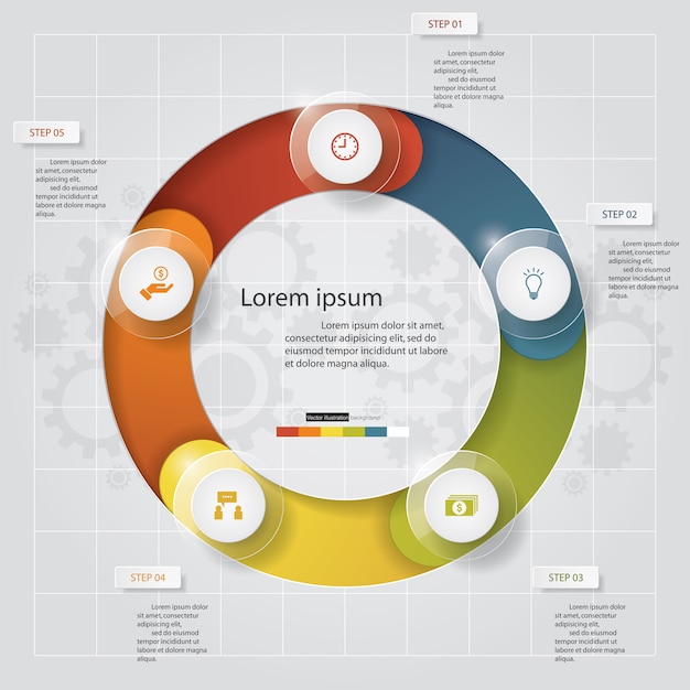 Vecteur infographique