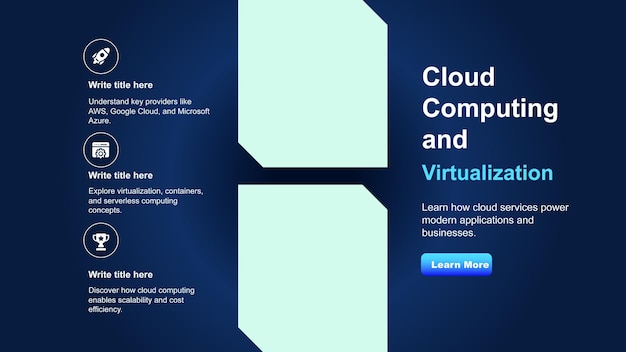 L'informatique en nuage et la virtualisation Comprendre les principaux fournisseurs et concepts