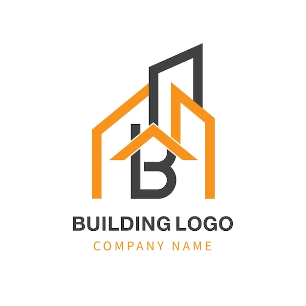 Vecteur ingénierie de construction et logo immobilier