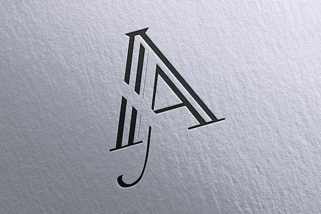 Initiales de lettres Une conception créative du logo
