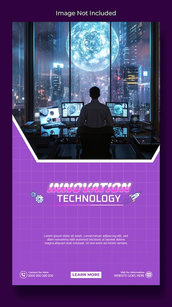 Innovation technologique Décoration de l'histoire de la publicité