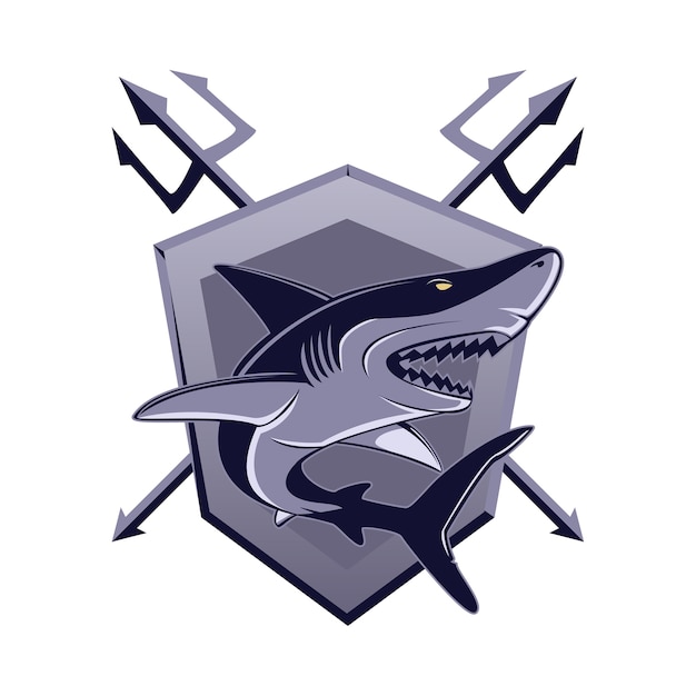 Insigne De Requin Féroce