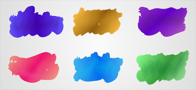 Insignes de texture aquarelle, texture aquarelle colorée, arrière-plan artistique dessiné à la main.