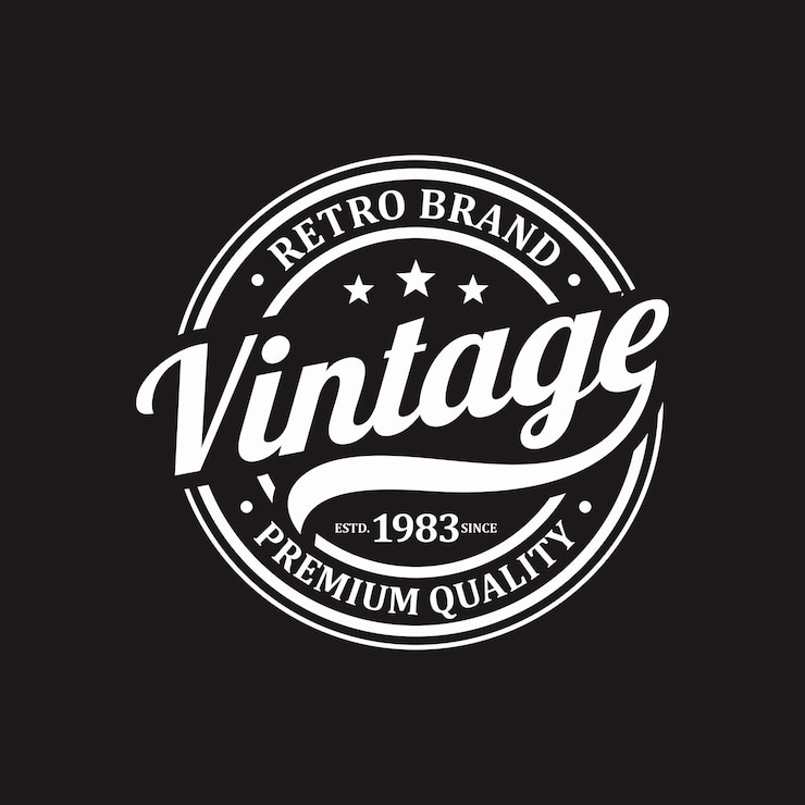 Vecteur l'inspiration de la conception du logo de l'étiquette de l'emblème du badge vintage rétro élégant