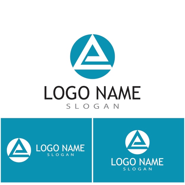 Inspiration de conception de logo futuriste Triangle Chain