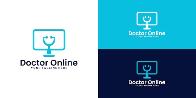 Inspiration De Conception De Logo De Médecin En Ligne