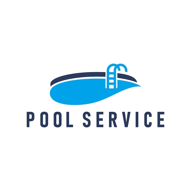 INSPIRATION DE CONCEPTION DE LOGO DE SERVICE DE PISCINE