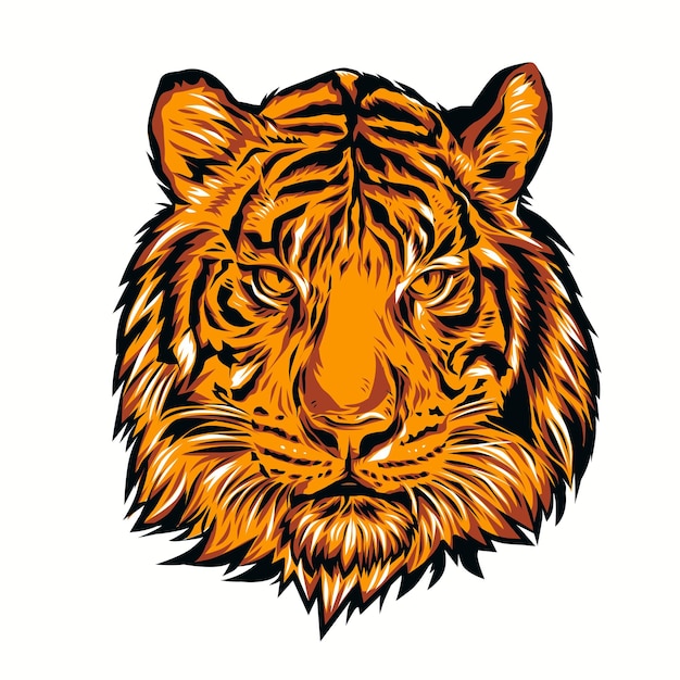 Inspiration De Conception De Logo De Tête De Tigre Pour Votre Entreprise Et Votre Entreprise.