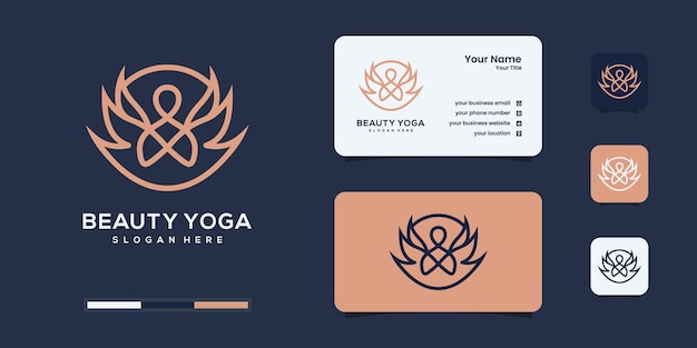 Inspiration De Conception De Logo De Yoga De Lotus