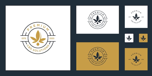 Inspiration Du Logo Cbd / Marijuana / Cannabis Premium