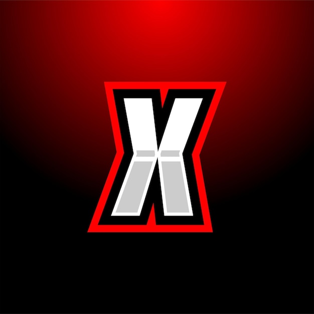 Inspiration Du Modèle De Conception De Logo Initial X Gaming Esport