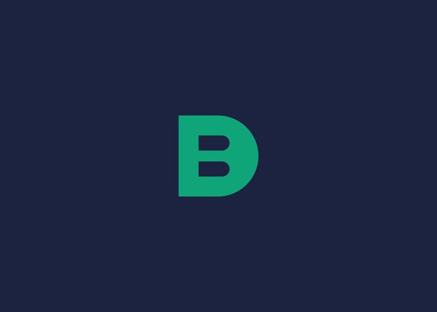 L'inspiration du modèle de conception vectorielle de la lettre db du logo
