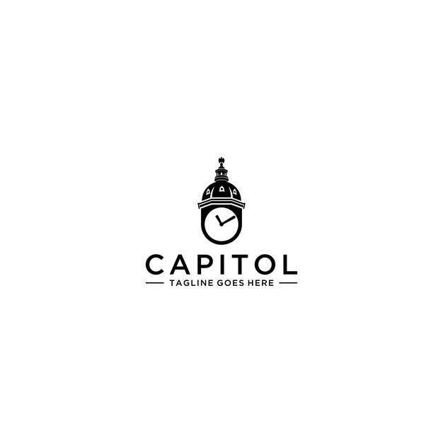 Inspiration Pour La Conception Du Logo Capitol Et Time