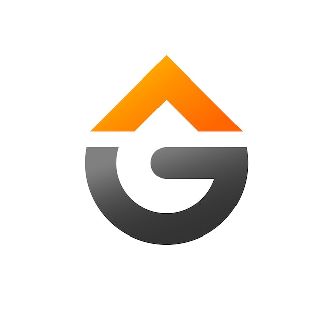 Vecteur inspiration pour la conception du logo g arrow monogram illustration de conception du logo propre et moderne