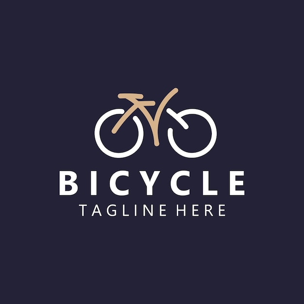 Vecteur inspiration pour la conception du modèle de logo de vélo magasin de vélo vecteur d'icône de symbole de qualité