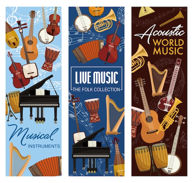 Instruments De Musique Live Et Populaire Son Acoustique