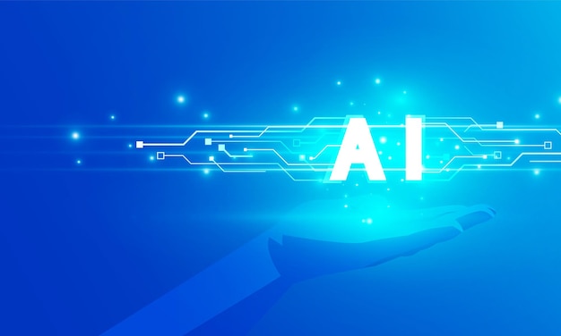 Intelligence artificielle abstraite Key Door open Light out succès background Hitech communication concept innovation background vector design