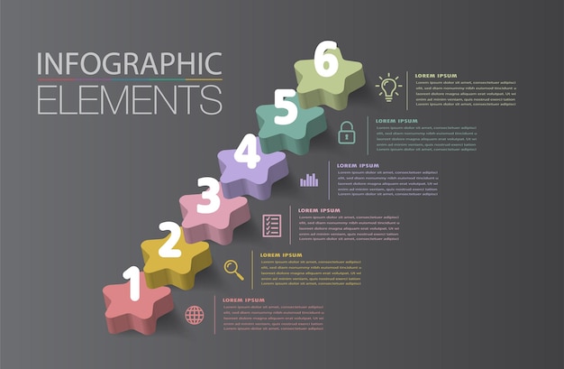 Intensifier Le Concept D'entreprise Réussi Vecteur D'infographie