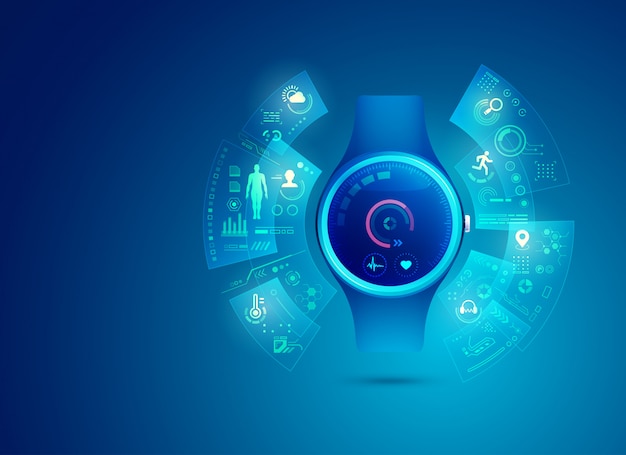 Interface d'application Smart Watch