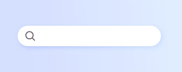 Interface De Barre De Recherche Pour Le Modèle De Site Web Modèle De Conception De Barre De Recherche Moderne Pour L'interface Utilisateur