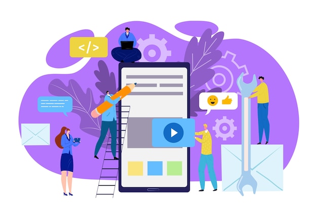 Interface Conviviale, Illustration De Concepts Modernes Ux. Icônes Et Objets Graphiques Créatifs, éléments Pour Le Web, Infographie Dans L'application Smartphone. Technologies Et Médias Conviviaux.