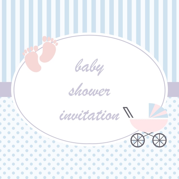 Invitation de douche de bébé