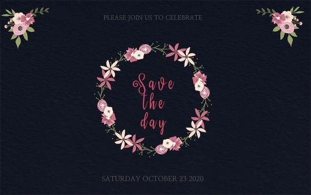 Invitation Florale